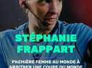 Stéphanie Frappart, la première femme au monde à arbitrer un Coupe du monde