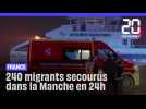 Manche : 240 migrants sauvés de la noyade par la marine nationale