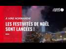 VIDÉO. Père Noël, lancement des illuminations : la magie de Noël s'est emparée de Vire Normandie