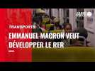 VIDÉO. Transports : Emmanuel Macron annonce l'objectif de développer un RER dans dix métropoles françaises