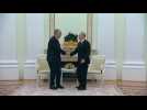 Russia's Putin meets with Kazakhstan leader Tokayev in the Kremlin
