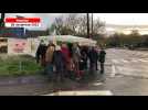 VIDÉO. Le collectif Bretagne contre les fermes-usines mobilisé devant la gendarmerie de Pontivy