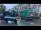 Mondial: nettoyage dans les rues de Bruxelles au lendemain des émeutes