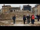 Ariège : le chantier de démolition de l'îlot Sainte-Claire à Pamiers avance