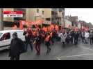 VIDÉO. Contre la réforme des retraites, la manifestation choletaise arrive place Travot