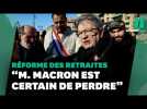 Grève du 31 janvier : « M. Macron est certain de perdre », assure Mélenchon