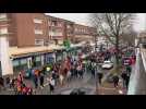 Réforme des retraites: les manifestants défilent en nombre à Maubeuge