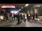 VIDÉO. À Angers, Les manifestants font du bruit dans le tunnel des voies des berges
