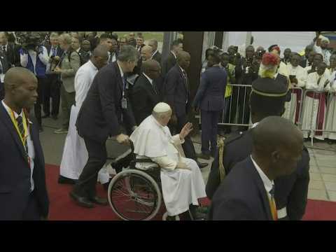 DRC: Pope Francis arrives in Kinshasa