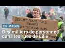 Forte mobilisation à Lille contre la réforme des retraites