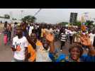 Une foule en liesse accueille le pape François à Kinshasa