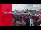 VIDÉO. Forte mobilisation pour la deuxième journée de manifestation contre la réforme des retraites à Saint-Nazaire