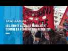 VIDEO. Réforme des retraites : à Saint-Nazaire, les jeunes sont venus étoffer le cortège