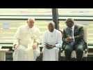 DR Congo: Pope Francis at Kinshasa airport