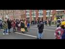 Vue d'ensemble de la manifestation à Amiens