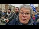 Saint-Quentin: une factrice dans la manifestation contre la réforme des retraites