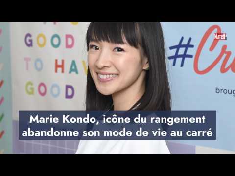 VIDEO : Marie Kondo, icône du rangement abandonne son mode de vie au carré