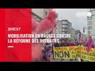 VIDÉO. Forte mobilisation à Brest, plus de 20 000 personnes contre la réforme des retraites