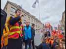 Manifestation à Amiens contre la réforme des retraites