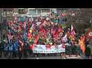 Manifestation contre la réforme des retraites à Maubeuge