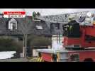 VIDÉO. A Saint-Nazaire, le toit du pavillon brûle entièrement : une personne légèrement blessée lors de l'incendie