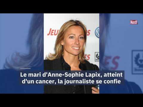 VIDEO : Le mari d'Anne-Sophie Lapix, atteint d'un cancer, la journaliste se confie