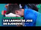 Submergé par l'émotion, Djokovic s'effondre totalement après sa victoire à l'Open d'Australie