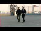Zelensky et Macron prennent ensemble l'avion pour Bruxelles