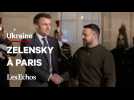 « La Russie ne peut, ni ne doit, l'emporter » : le message de Macron à Zelensky en visite à Paris