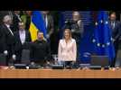 Ukrainian president Zelensky is welcomed by a standing ovation in European Parliament