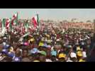 Nigerian presidential candidate Atiku Abubakar holds campaign rally