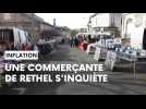 Une commerçante du marché de Rethel s'inquiète de la baisse d'activité