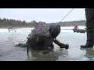 En Suède, les élèves se jettent dans l'eau glacée pour apprendre à survivre
