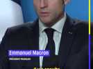 Réforme des retraites : Macron souhaite que les manifestations ne bloquent pas le pays
