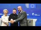 Volodymyr Zelensky presse l'UE d'accueillir l'Ukraine