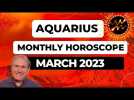 Aquarius Horoscope March 2023. Your Words and Ideas Sparkle and Captivate Others.