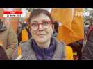 VIDEO. Manifestation du 11 février. Michèle Barré, secrétaire du Calvados de la CFDT se félicite du rassemblement