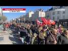 VIDÉO. Manifestations du 11 février : un cortège très fourni à Angers contre la réforme des retraites