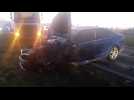 Saulty : un choc frontal entre une voiture et un camion