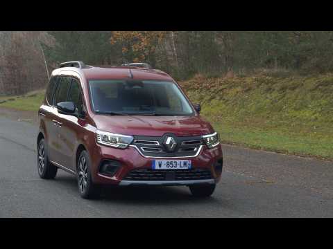 All-new Renault Kangoo E-Tech electric Design Preview in Red