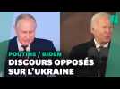 Guerre en Ukraine : le discours de Poutine, la réponse de Biden