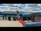 US first lady Jill Biden arrives in Namibia