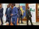 Leaders arrive at African Union headquarters in Addis Ababa for day two of summit