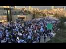 Anti-government protesters march in Jerusalem