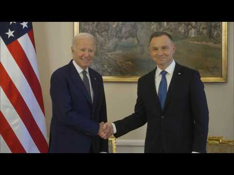 US President Biden meets Polish counterpart Duda in Warsaw