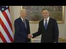 US President Biden meets Polish counterpart Duda in Warsaw