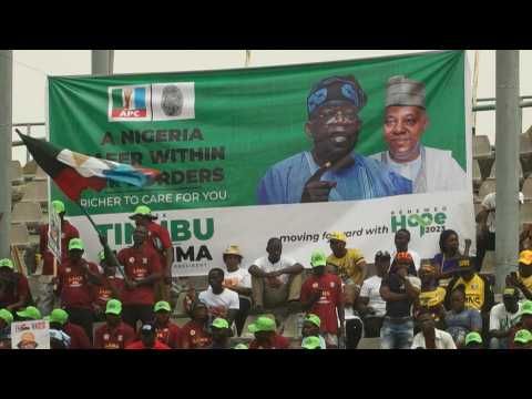 Thousands rally to support Nigeria presidential candidate Bola Tinubu in Lagos