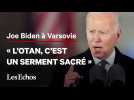En Pologne, Joe Biden s'est livré à un vibrant plaidoyer en faveur de l'Otan
