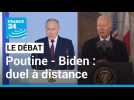 Poutine / Biden, duel à distance : la guerre en Ukraine révèle deux mondes qui s'opposent