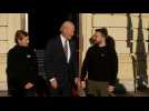 VIDÉO. Le président américain Joe Biden accueilli par le président ukrainien Zelensky à Kiev